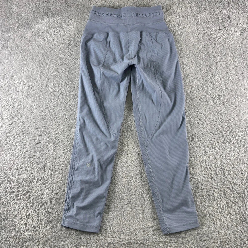 Lululemon Beyond the Studio 7/8 Jogger Blue Grey High Rise‎ Pants Size 0